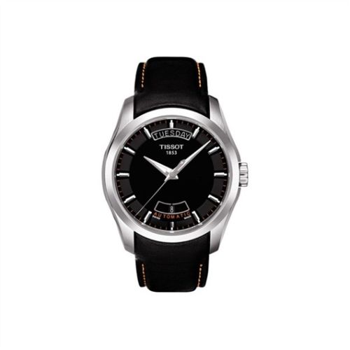Tissot Couturier Automatic Day-Date Orange / Strap